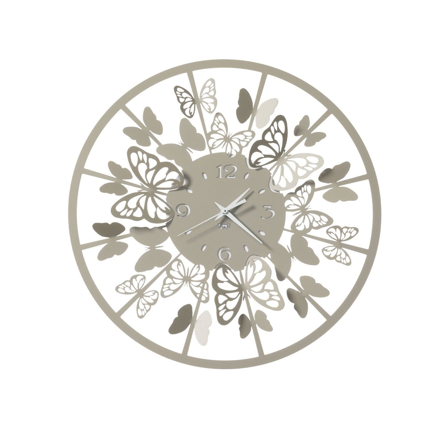 Petite horloge murale design scintillante