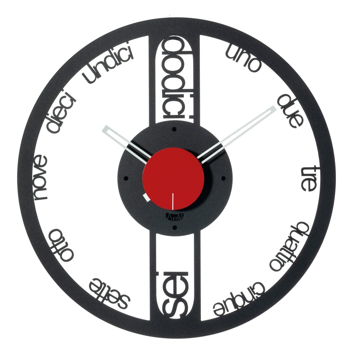 Horloge murale moderne à petit cercle