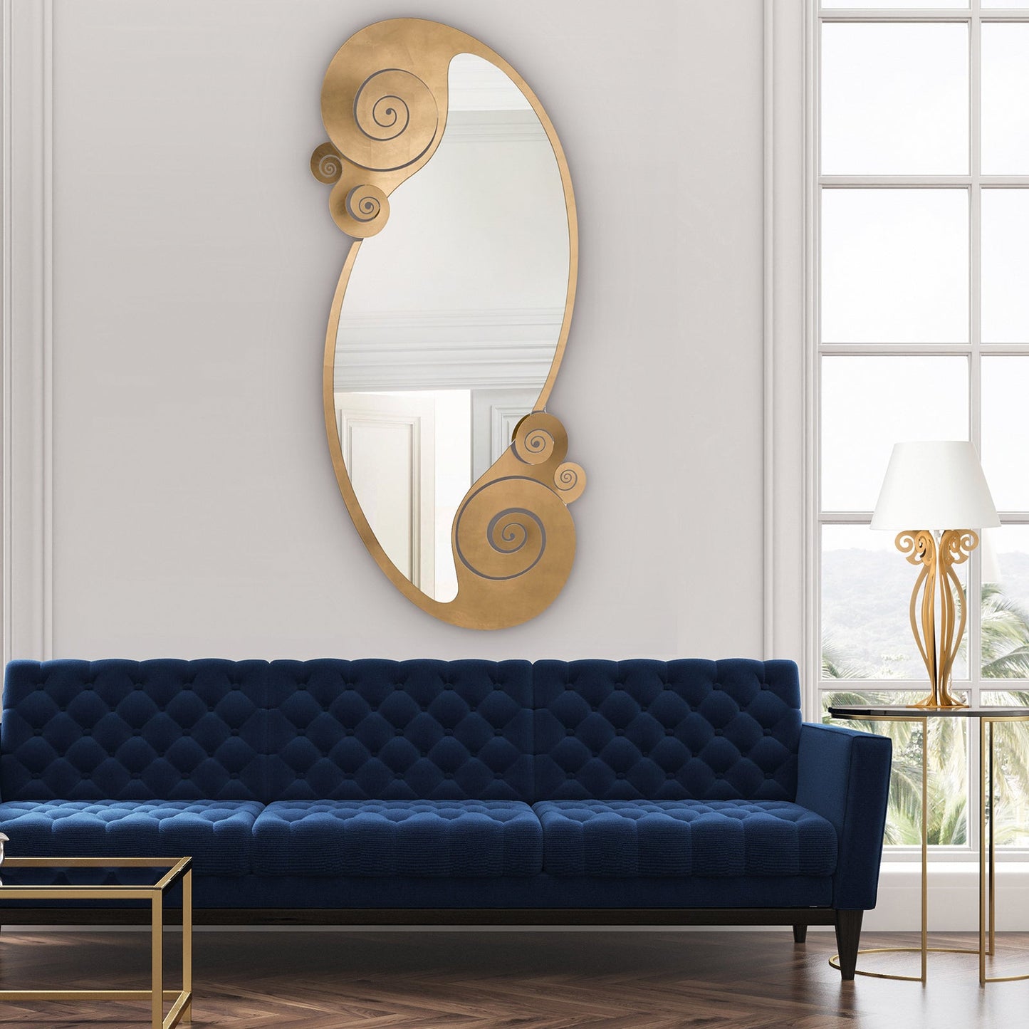 Large Circeo decorative mirror