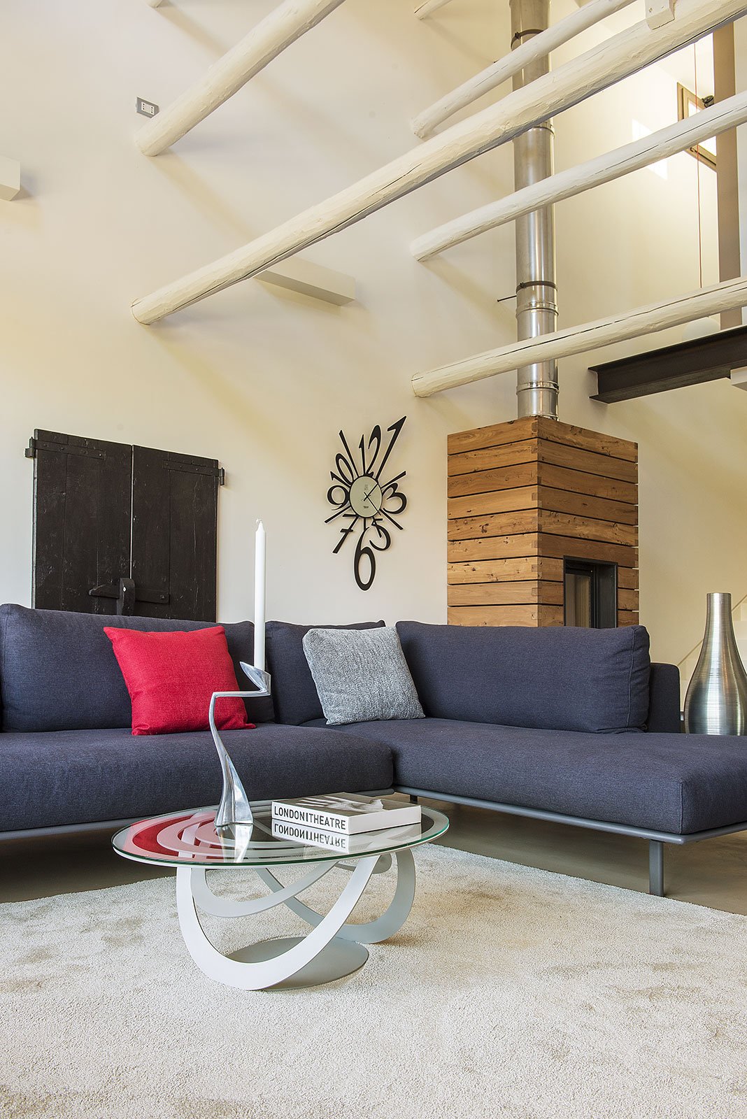 Petite horloge murale design Big Bang