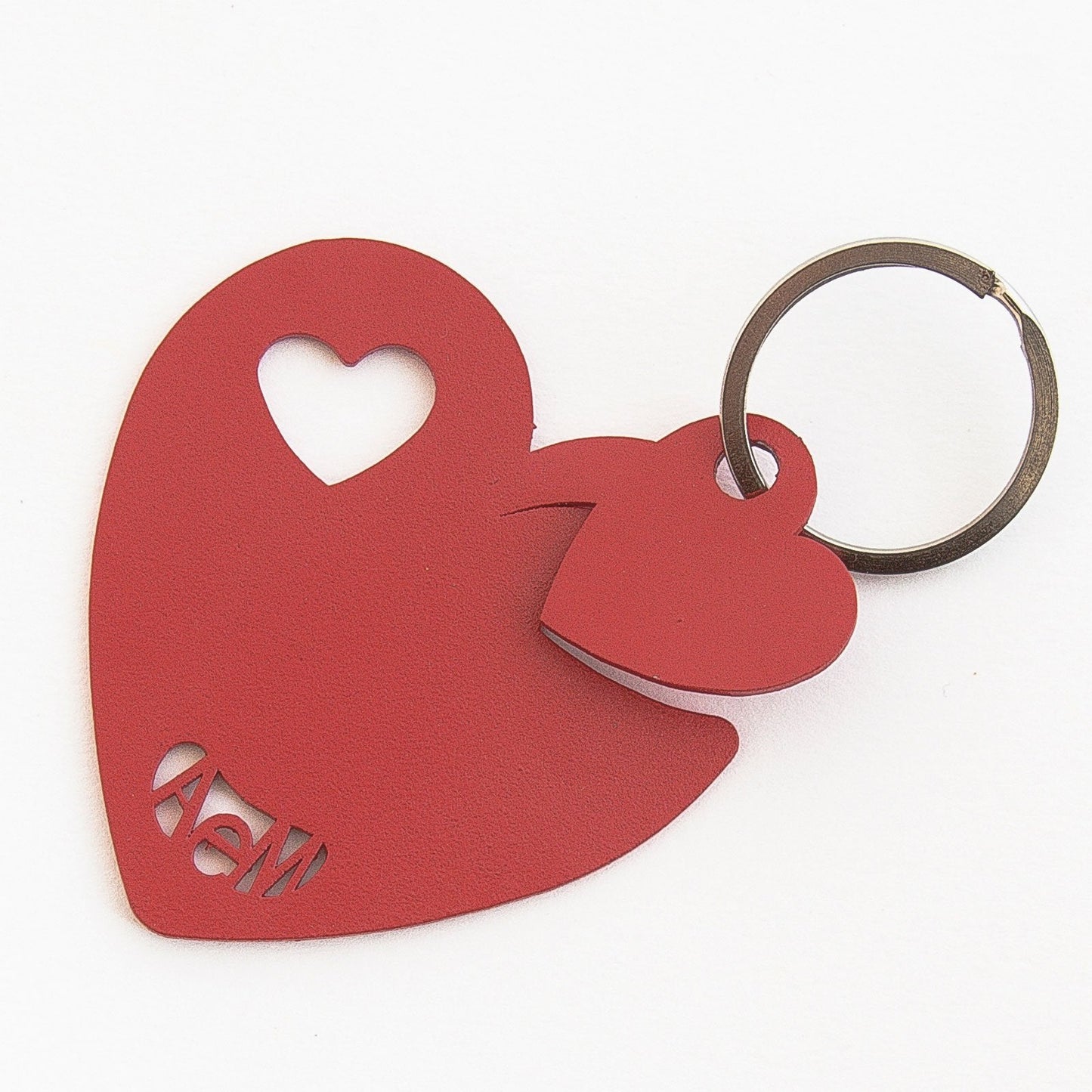 Hearts design keychain