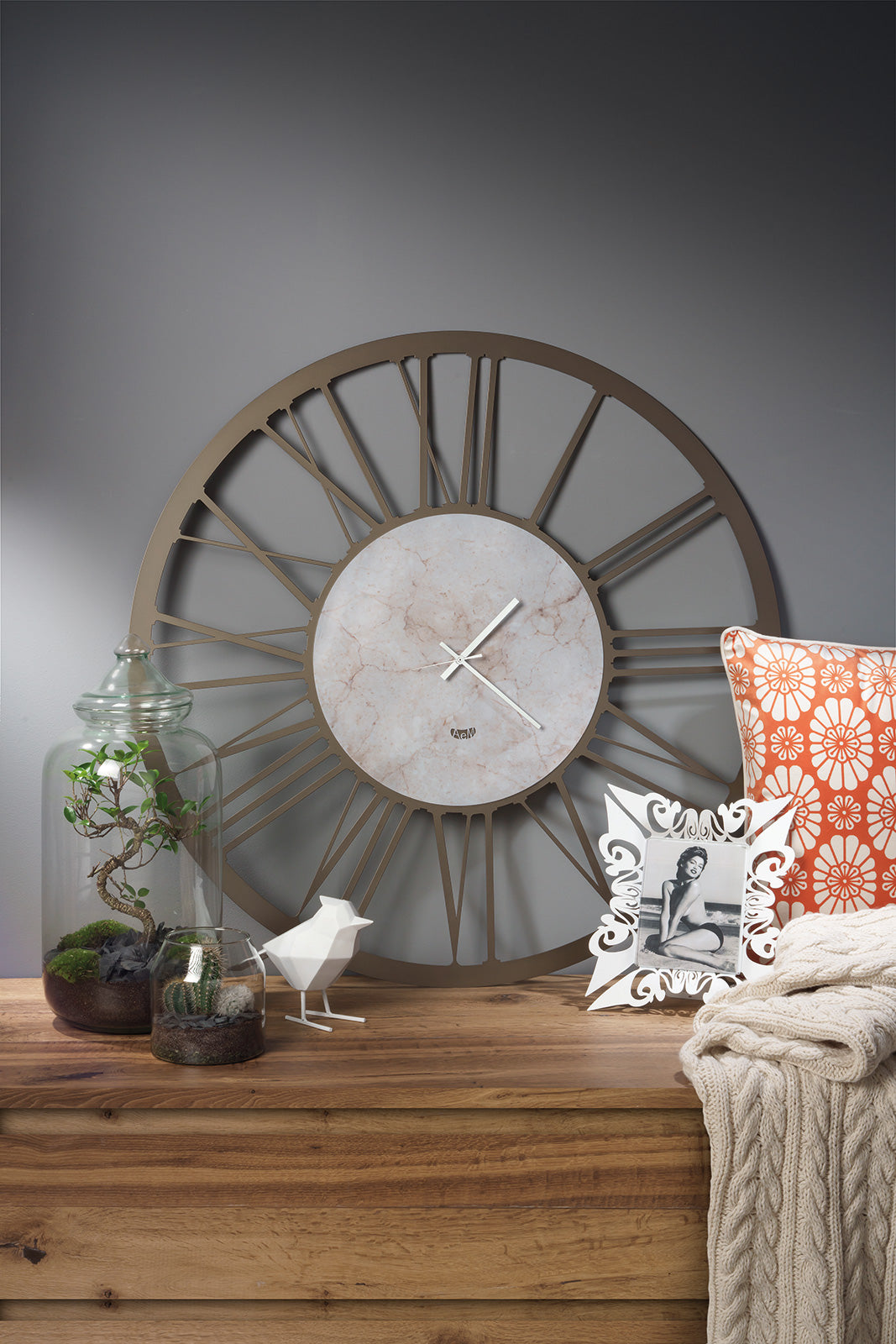 Grande horloge murale design 90