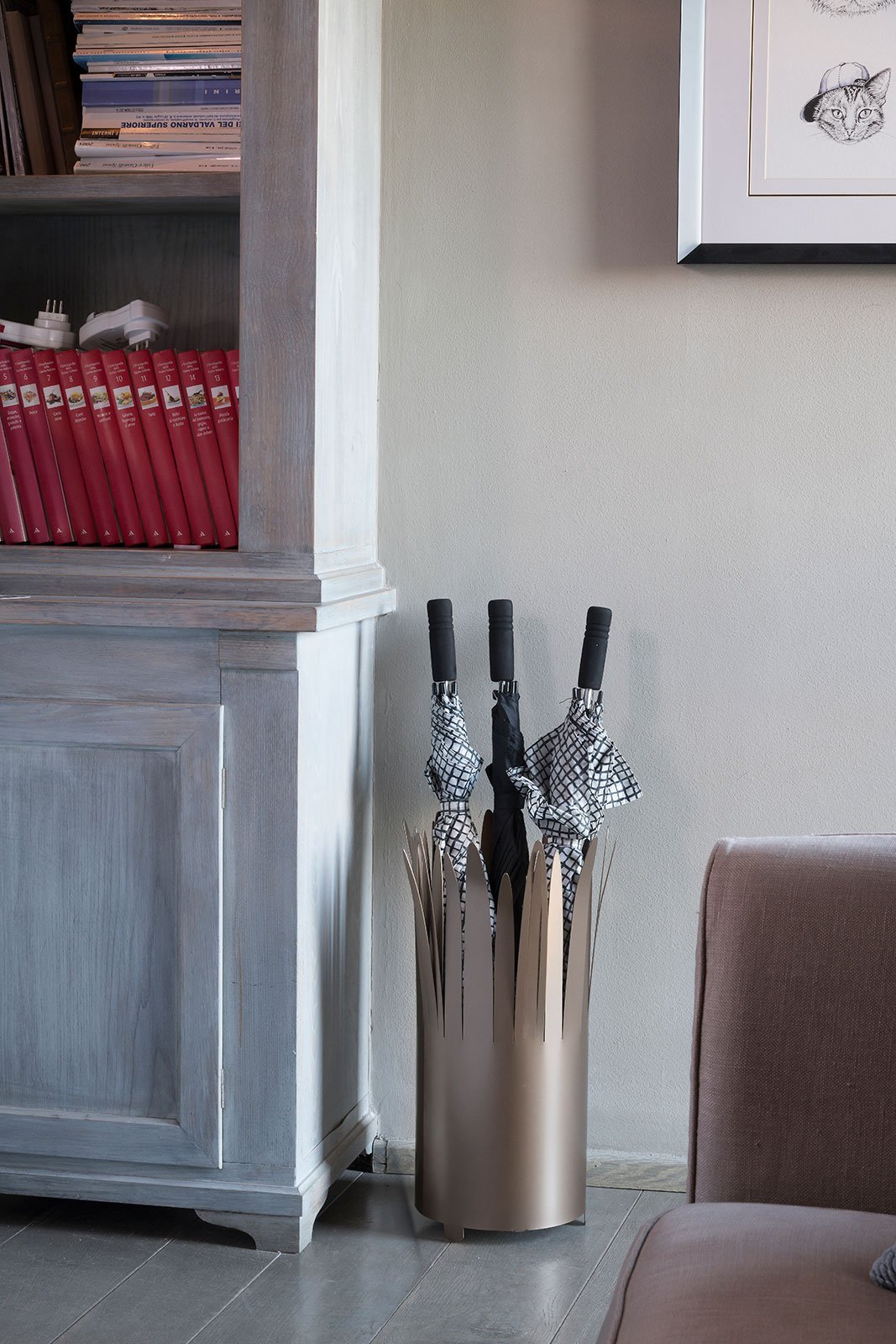 Umbrella stand with Sting rays