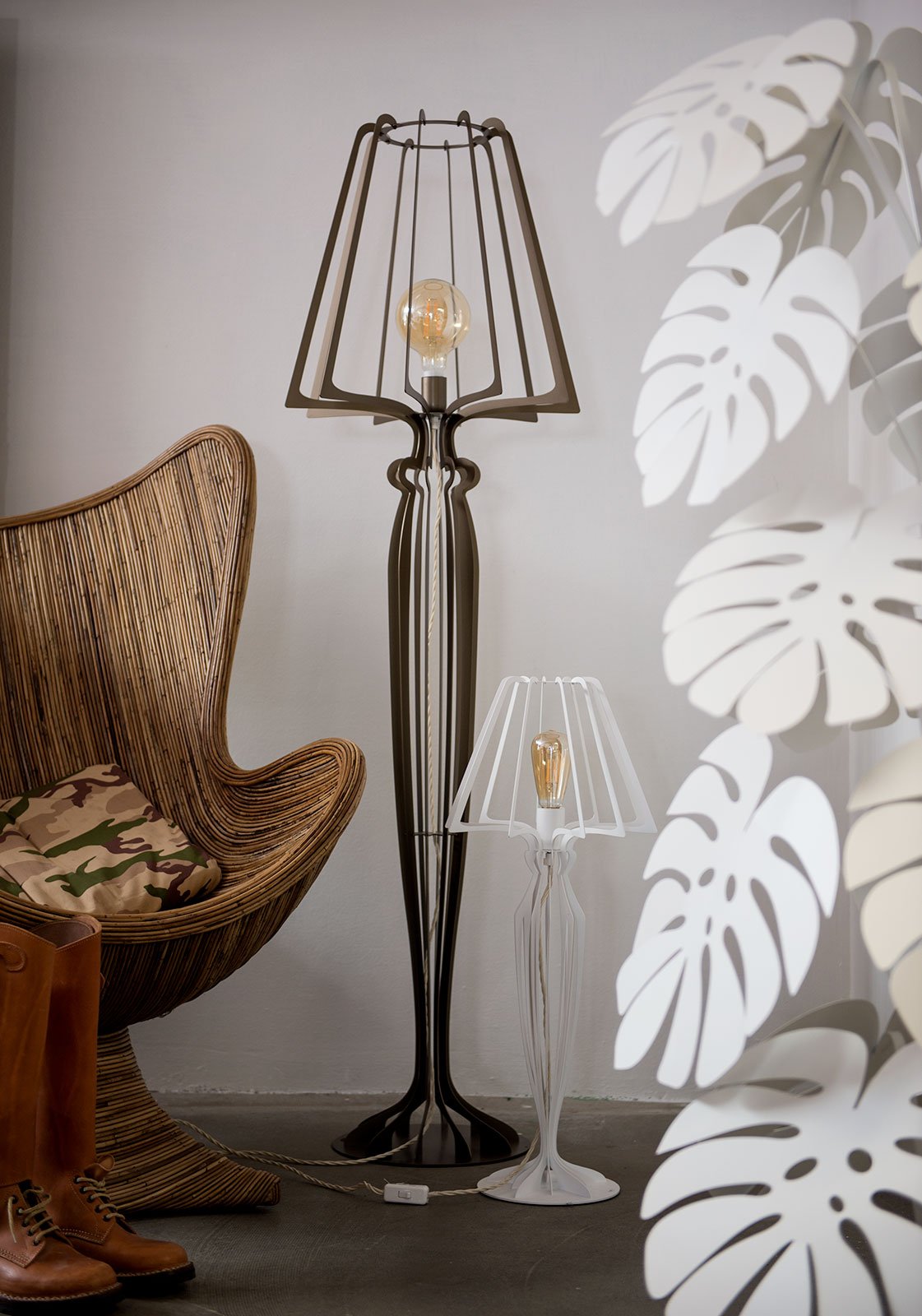 Minerva modern floor lamp for the living room