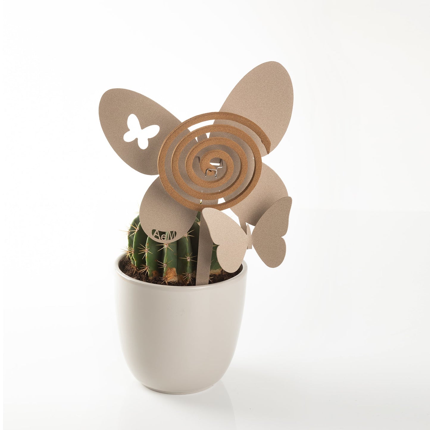 Butterfly mosquito coil holder for vase