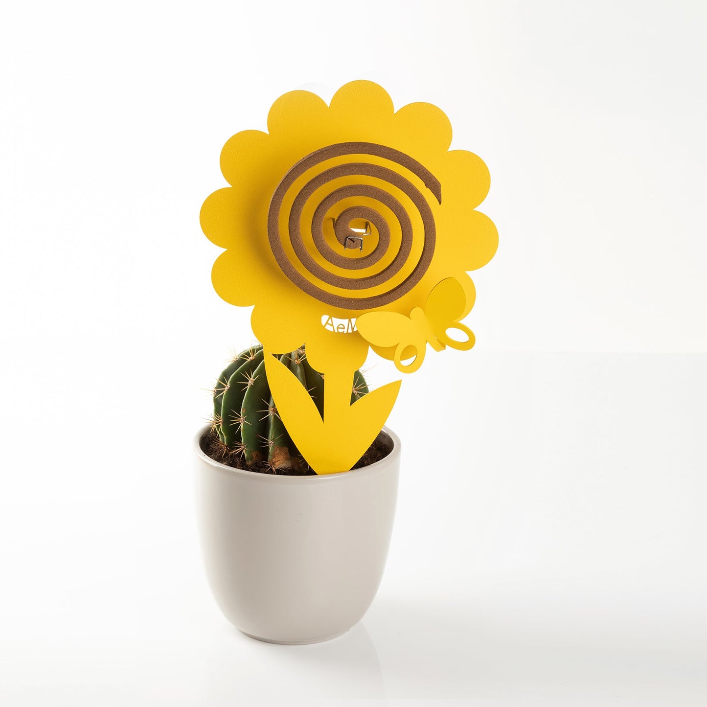 Mosquito coil holder for sunflower vase