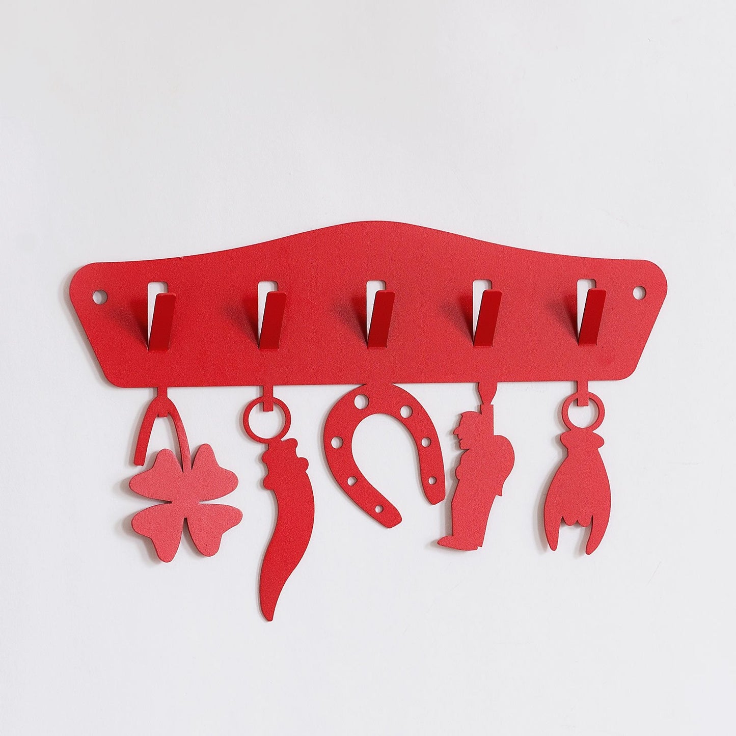 Modern "Tocca Ferro" wall key holder