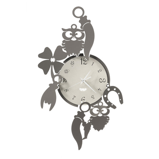 Horloge murale design porte-bonheur