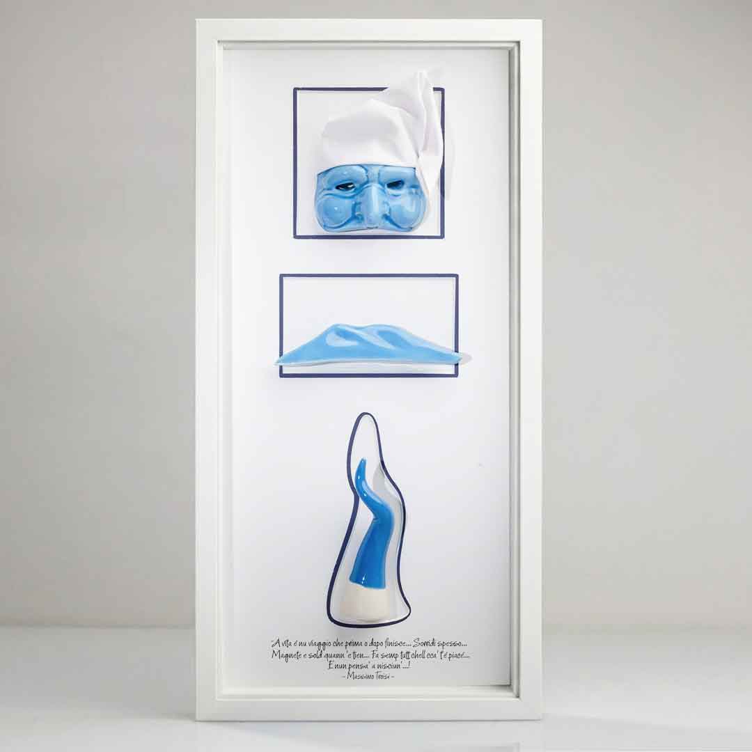 Forza Napoli Vertical Trio in all-blue ceramic