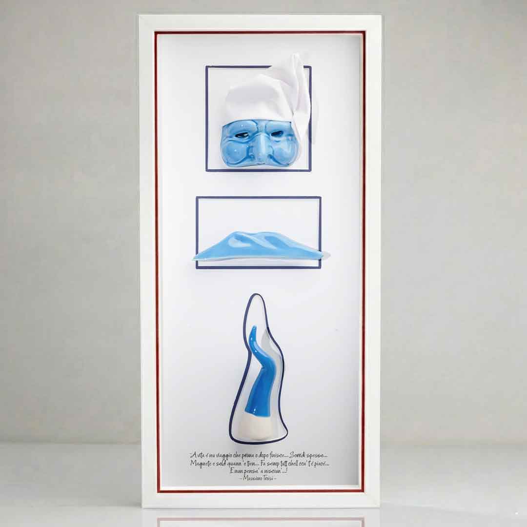 Forza Napoli Vertical Trio in all-blue ceramic