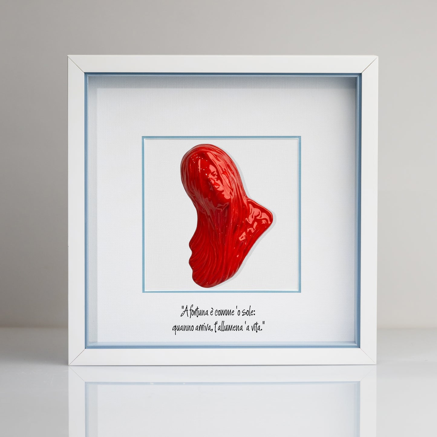 Beautiful red ceramic Mbriana