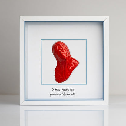 Beautiful red ceramic Mbriana