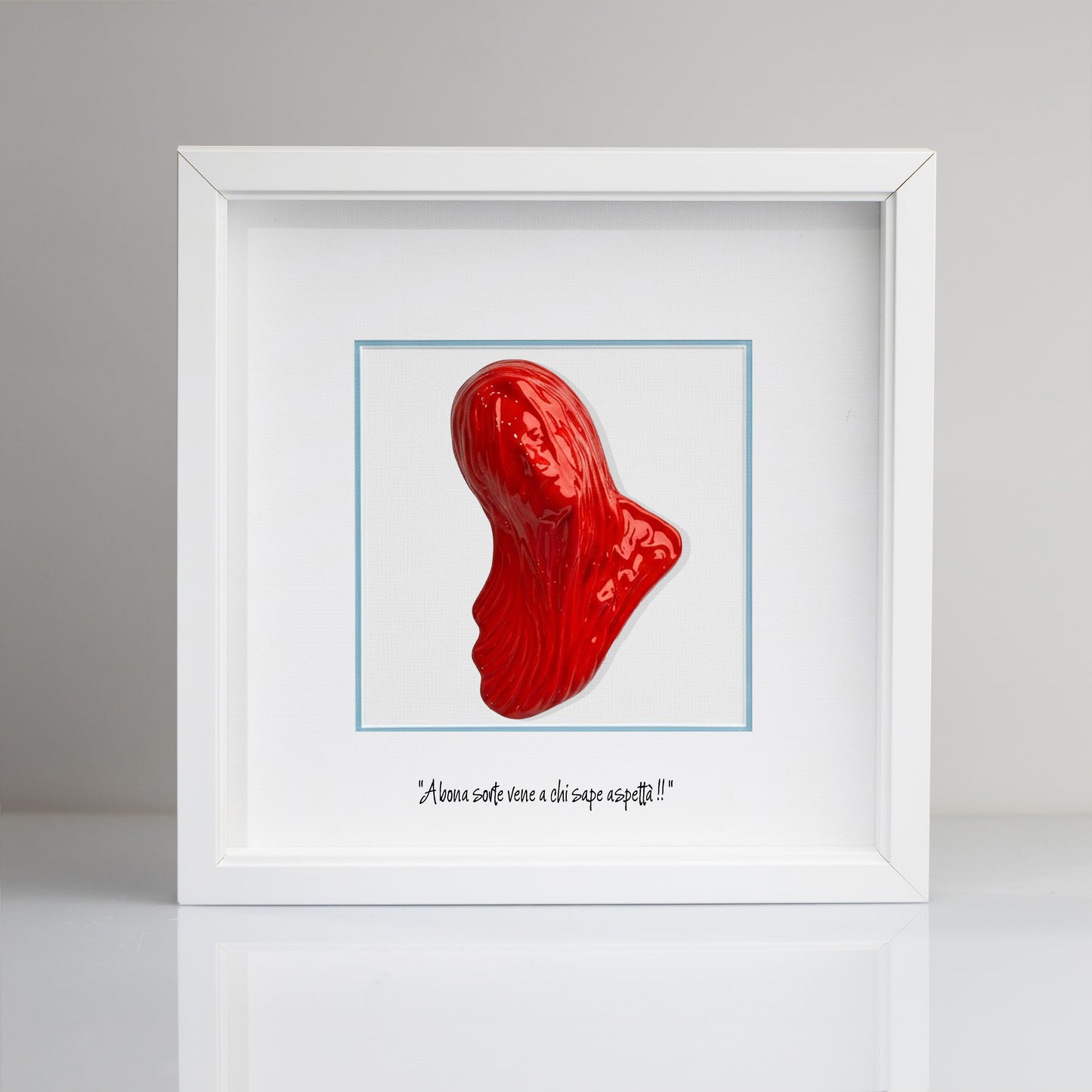 Beautiful red ceramic Mbriana