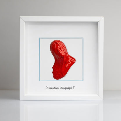 Beautiful red ceramic Mbriana