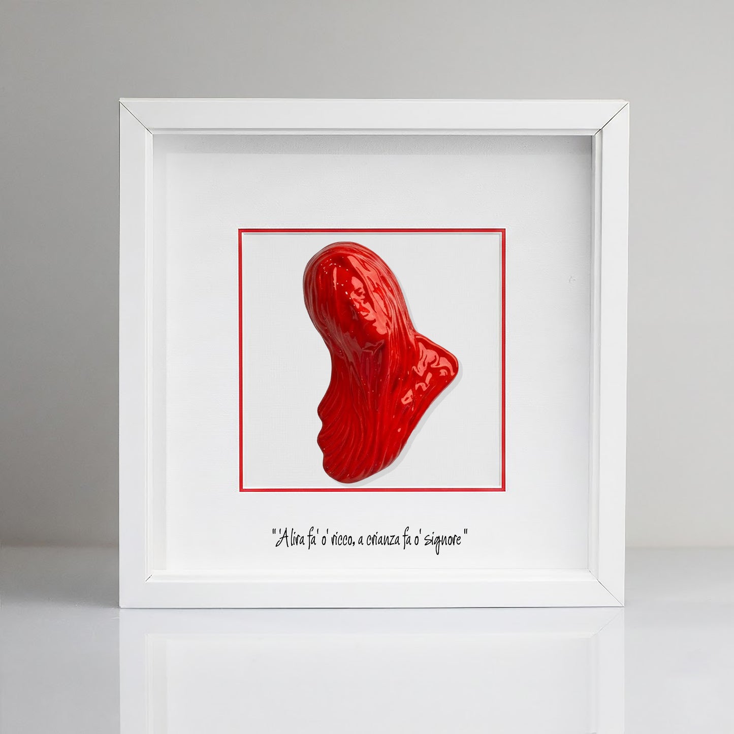 Beautiful red ceramic Mbriana