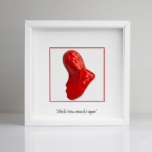 Beautiful red ceramic Mbriana