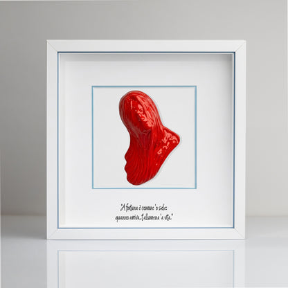 Beautiful red ceramic Mbriana