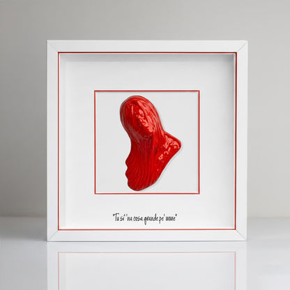 Beautiful red ceramic Mbriana