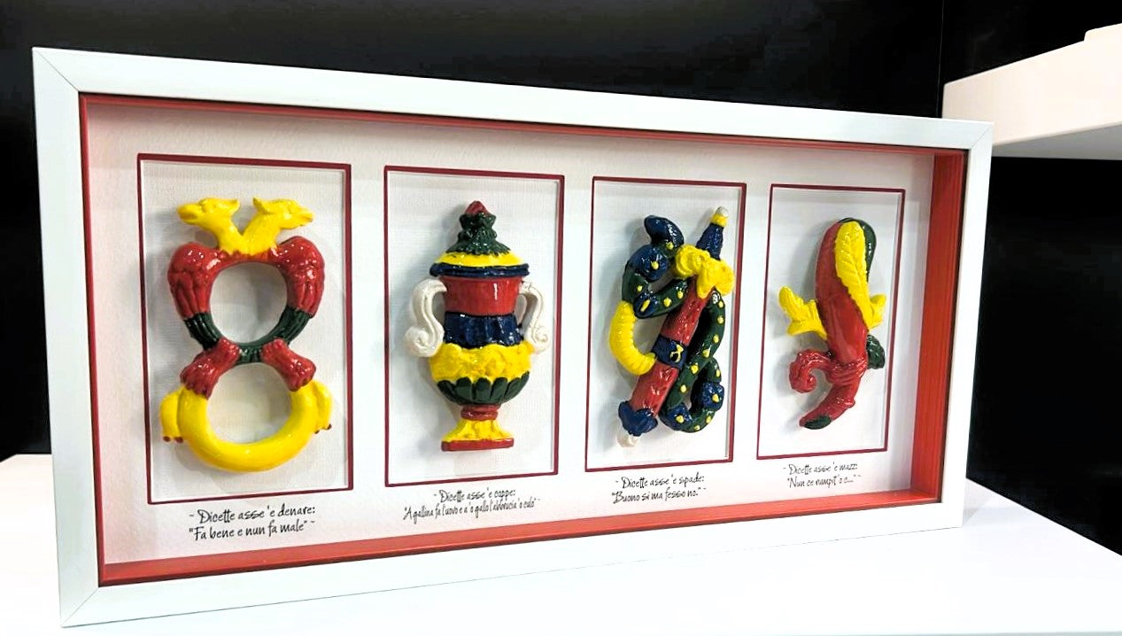 Tradition et style : tableaux en céramique avec cadre et phrase personnalisable