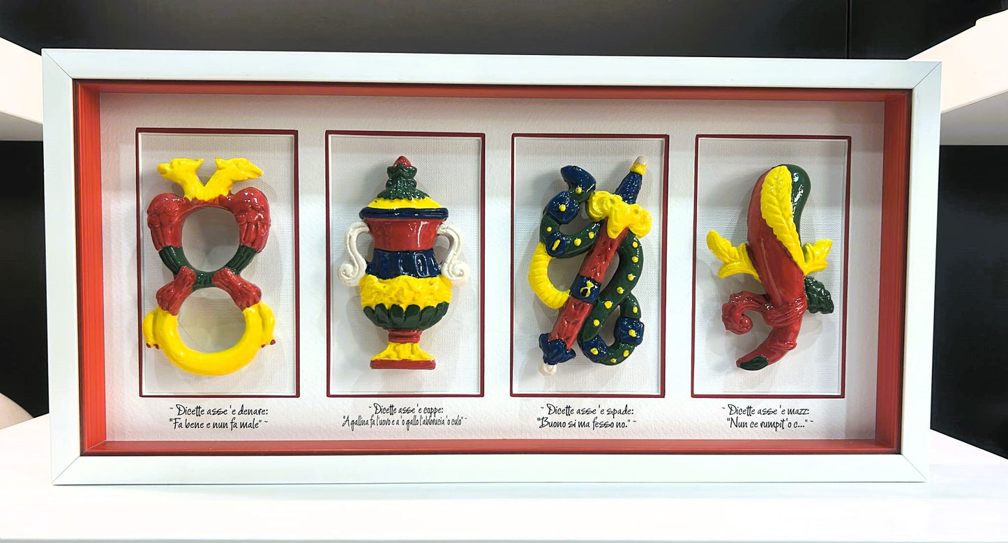 Tradition et style : tableaux en céramique avec cadre et phrase personnalisable