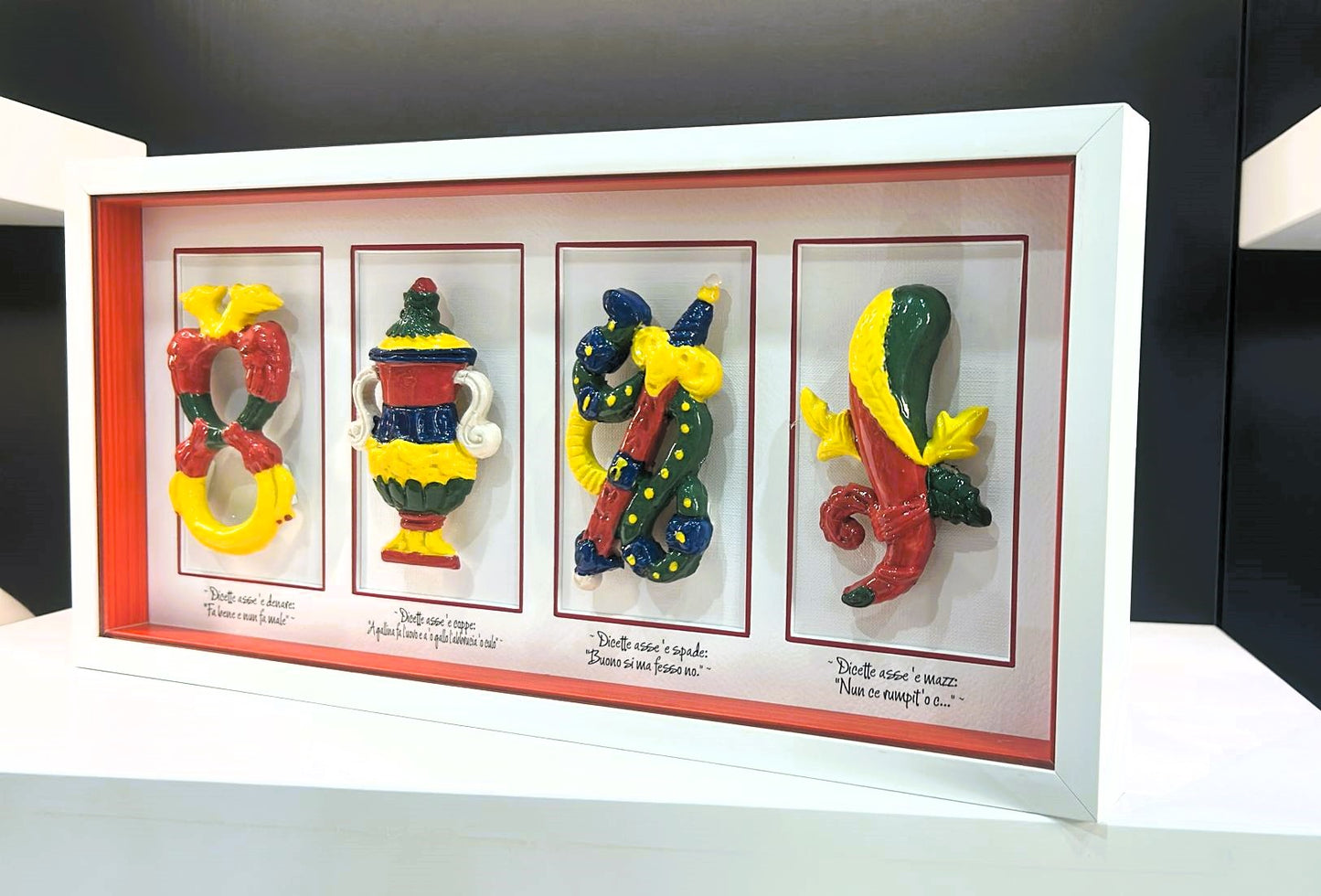 Tradition et style : tableaux en céramique avec cadre et phrase personnalisable