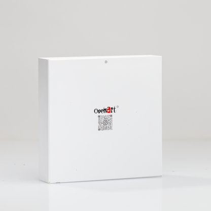 Black Ceramic Pulcinella – 16x16 cm