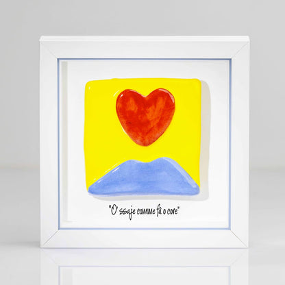 Vesuvius Heart Tile – Blue or Yellow