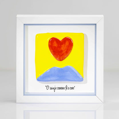 Vesuvius Heart Tile – Blue or Yellow