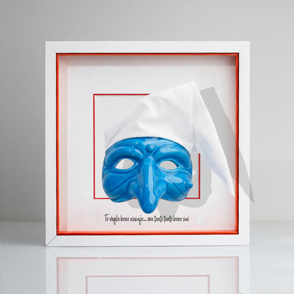 Black ceramic Pulcinella