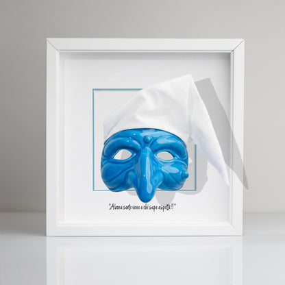 Black ceramic Pulcinella