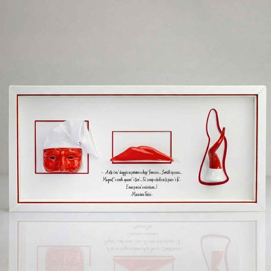 Tris Orizzontale in ceramica
