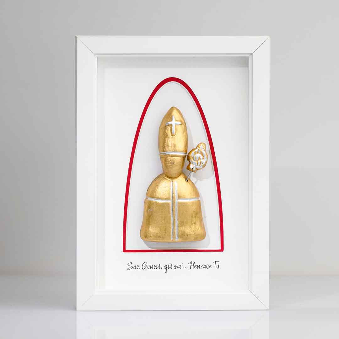 San Gennaro Gold in ceramic