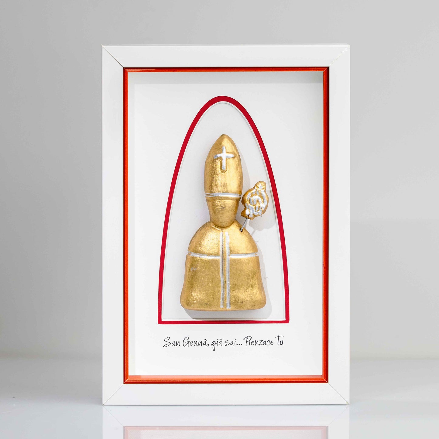 San Gennaro Gold in ceramic
