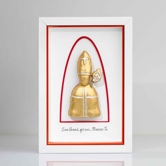 San Gennaro Oro in ceramica