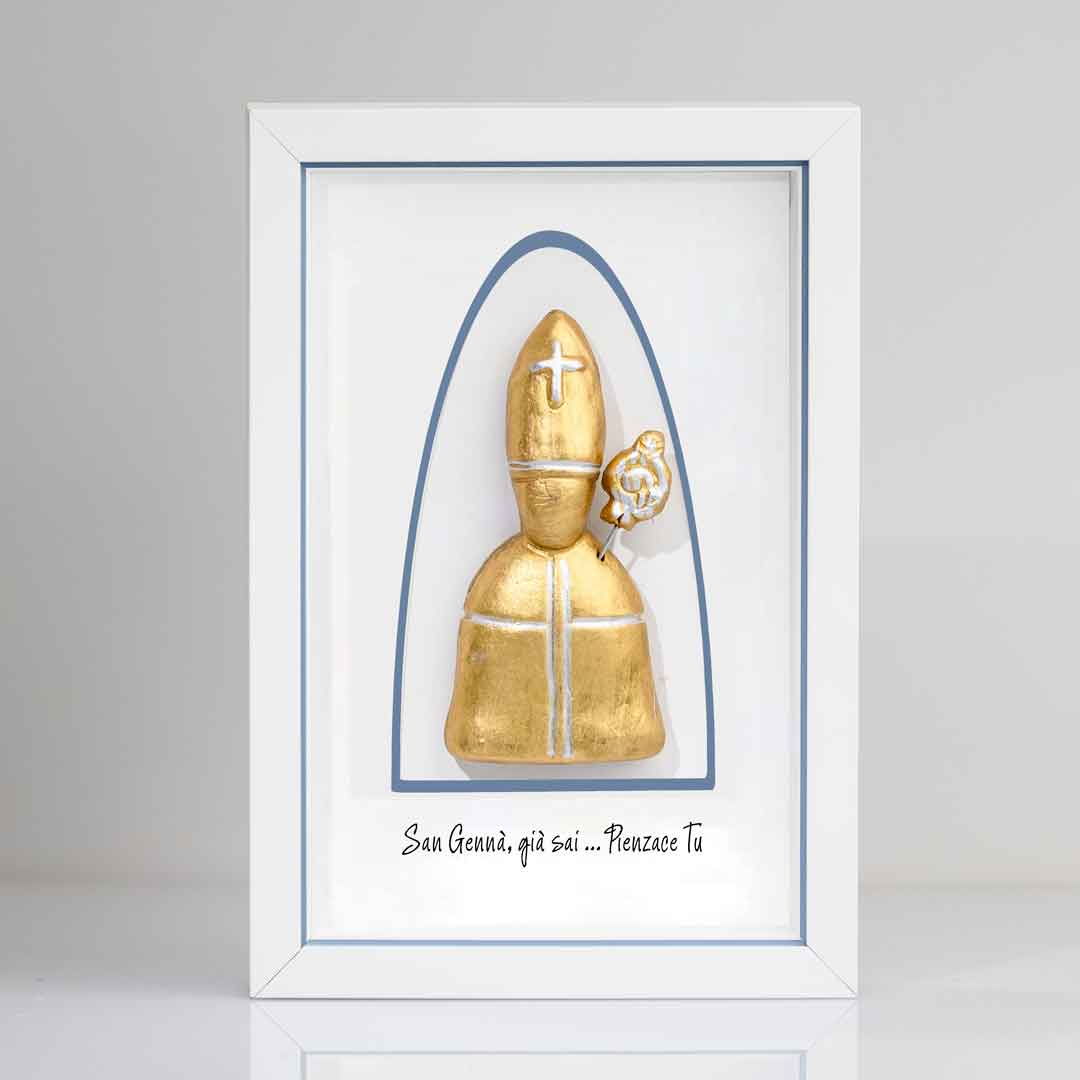 San Gennaro Gold in ceramic